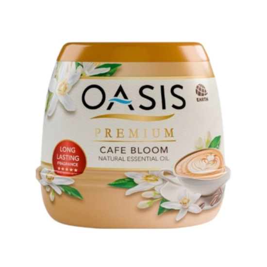 OASIS PREMIUM AIR FRESHENER GEL - CAFE BLOOM 200GM