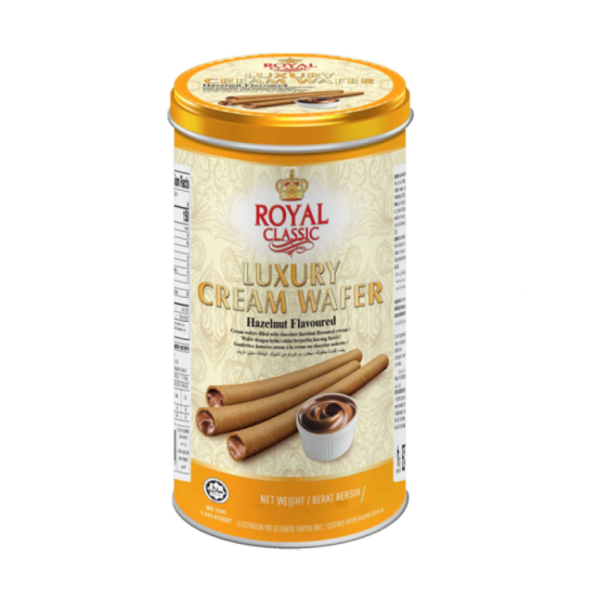 ROYAL CLASSIC LUXURY CREAM WAFER HAZELNUT 300GM