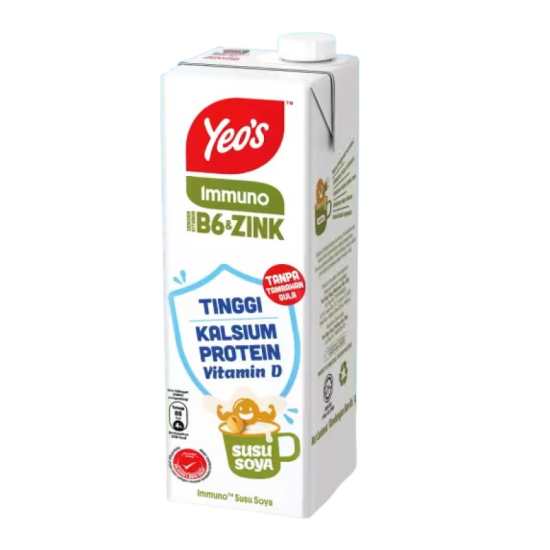 YEO'S IMMUNO SOYA NO SUGAR 1 LITER