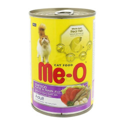 Me-O ( CAN ) SEAFOOD PLATTER IN PRAWN JELLY 400g