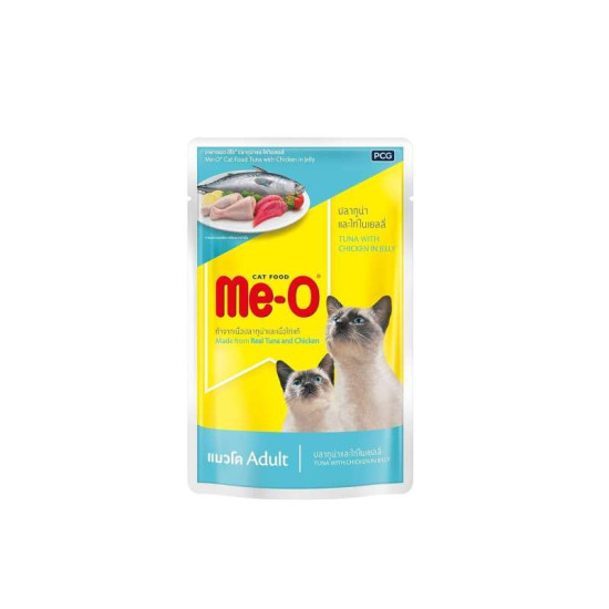 Me-O ( PCH ) TUNA + CHICKEN IN JELLY  80g