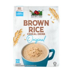 NATURE'S OWN BROWN RICE CEREAL - ORIGINAL 28GM*12