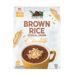 NATURE'S OWN BROWN RICE CEREAL - CHOCOLATE 30GM*12