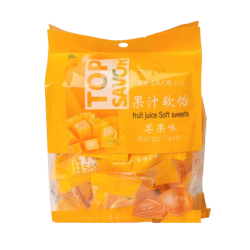 TOP SAVOR FRUIT JUICE GUMMY MANGO 320GM