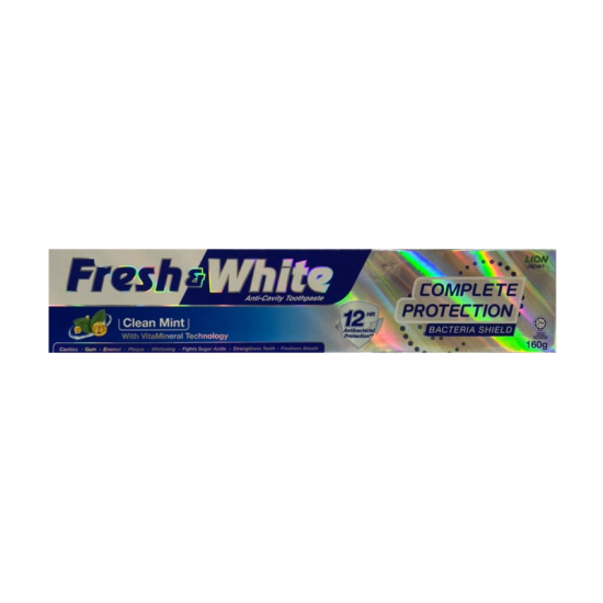 FRESH & WHITE TOOTHPASTE COMPLETE PROTECTION 160G