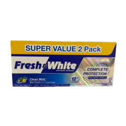 FRESH & WHITE TOOTHPASTE COMPLETE PROTECTION 225G*2