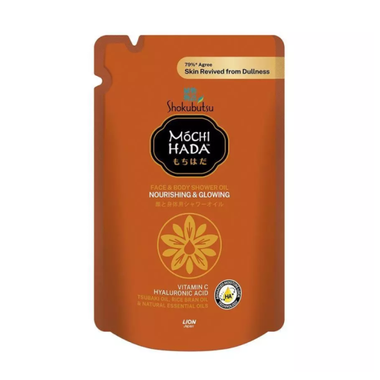 SHOKUBUTSU MOCHI HADA S/OIL NOURISH & GLOWING (RF) 450ML