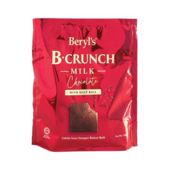 BERYL'S B.CRUNCH MILK CHOCO MALT BALL 150GM