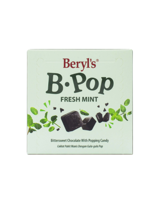 BERYL'S B POP FRESH MINT BITTERSWEET CHOCOLATE 50G