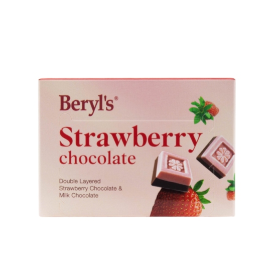 BERYL'S STRAWBERRY & MILK CHOCOLATE 60GM