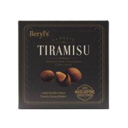 BERYL'S TIRAMISU ALMOND DARK CHOCOLATE 65GM