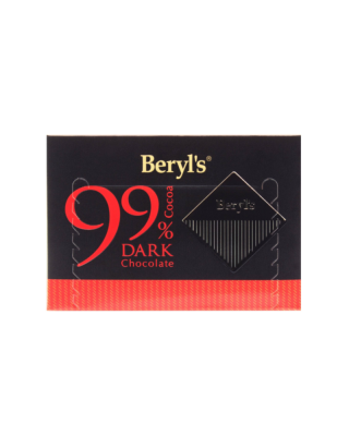 BERYL'S 99% DARK CHOCOLATE 60GM