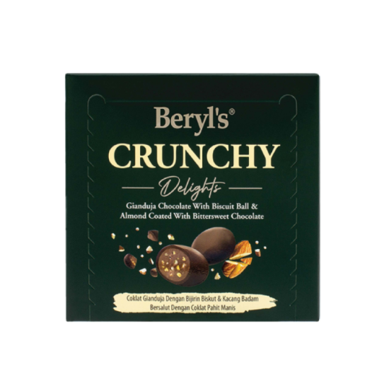 BERYL'S CRUNCHY DELIGHT GIANDUJA BITTERSWEET CHOCO 60GM