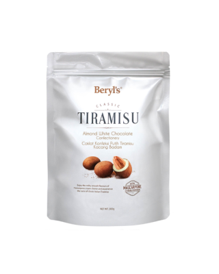 BERYL'S TIRAMISU ALMOND WHITE CHOCO 300GM