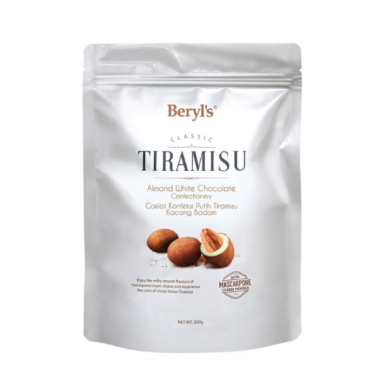 BERYL'S TIRAMISU ALMOND WHITE CHOCO 300GM