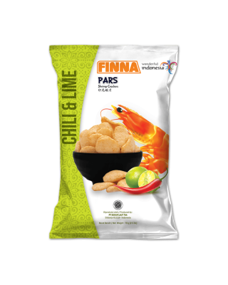 FINNA PARS SHRIMP CRACKER CHILI & LIME 70GM