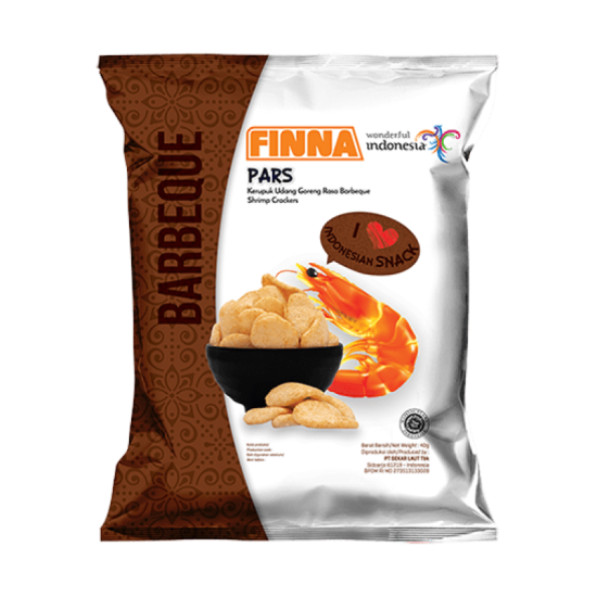 FINNA PARS SHRIMP CRACKER BBQ 40GM