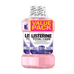 LISTERINE MOUTHWASH TOTAL CARE MILD TASTE 750ML*2