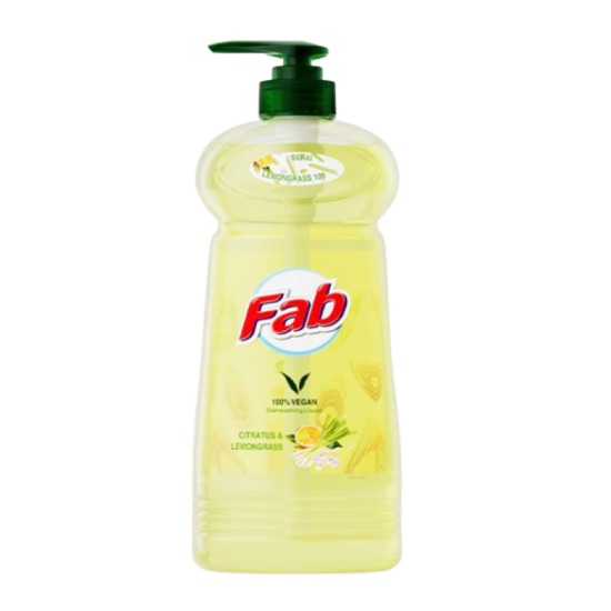 FAB DISHWASH LIQUID CITRATUS & LEMONGRASS 1L