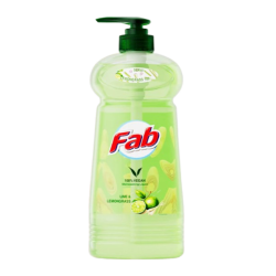 FAB DISHWASH LIQUID LIME & LEMONGRASS 1L