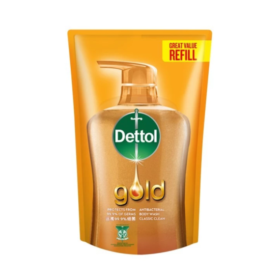 DETTOL SHOWER GEL (REFILL) GOLD 800GM