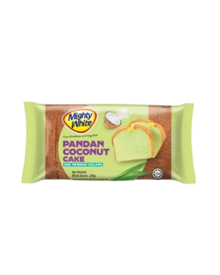 MIGHTY WHITE PANDAN COCONUT CAKE 300GM