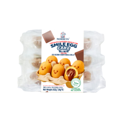 NORBETA SMILE EGG CAKE CHOCO 28GM*9