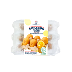 NORBETA SMILE EGG CAKE CUSTARD 28GM*9