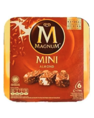 MAGNUM MINI CL ALMOND & S/BERRY PANNA (6'S) 45ML