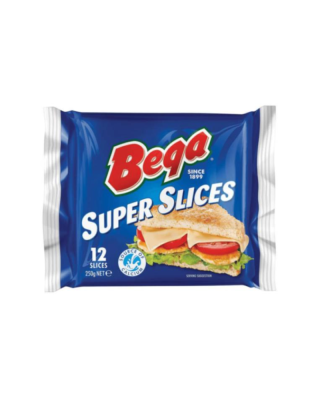 BEGA SUPER SLICE CHEESE 250G