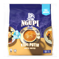 ZUS NGUPI INSTANT PREMIX -2IN1 WHITE COFFEE 33GM*1