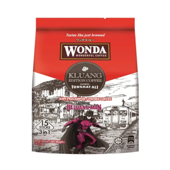 WONDA 3IN1 KLUANG EDITION COFFEE 18GM*15'S