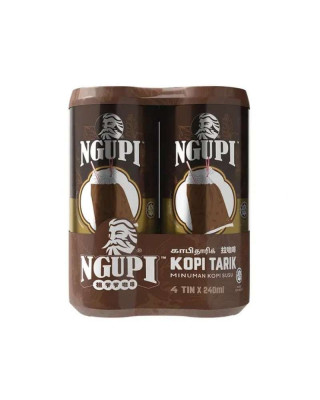 ZUS NGUPI RTD KOPI TARIK 240ML *4'S