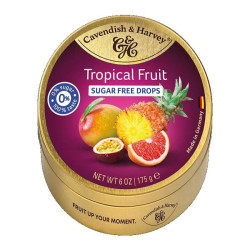 C&H MIXED SUGAR FREE TROPICAL FRUIT 175GM