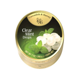 C&H MIXED CLEAR MINT DROPS 200GM