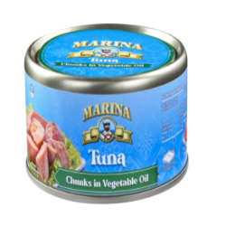 MARINA TUNA CHUNK IN VEGE OIL 185GM