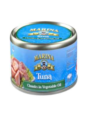 MARINA TUNA CHUNK IN VEGE OIL 185GM