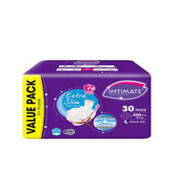 INTIMATE EXTRA SLIM WG NITELONG DF 350MM 16S*2