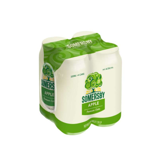SOMERSBY LIGHT APPLE CIDER 320ML*12