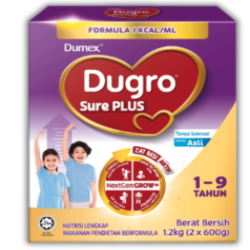 DUGRO SURE PLUS (2*600G) 1.2KG