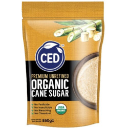 CED CERTIFIED ORGANIC SUGAR 850G CED CERTIFIED ORGANIC SUGAR 850G