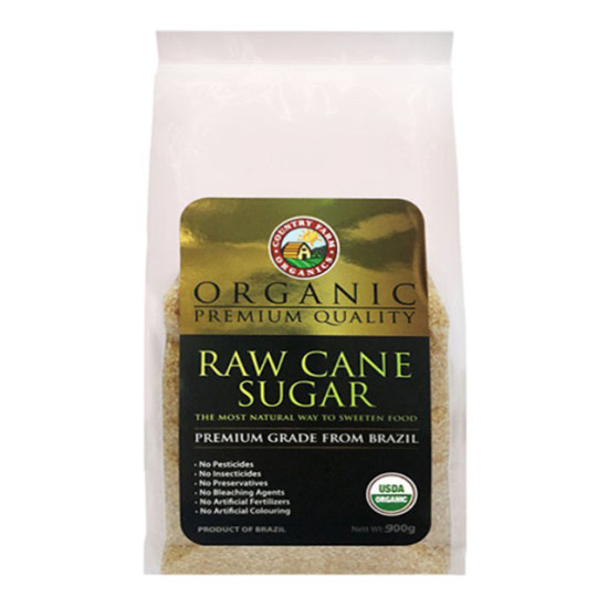 COUNTRY FARM ORGANIC RAW CANE SUGAR (BRAZIL)