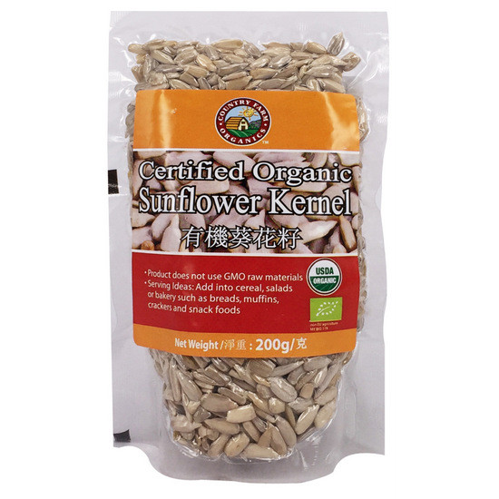 COUNTRY FARM ORGANIC SUNFLOWER SEED 200G