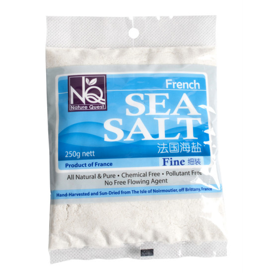 NATURE QUEST FRENCH SEA SALT - FINE REFILL 250G