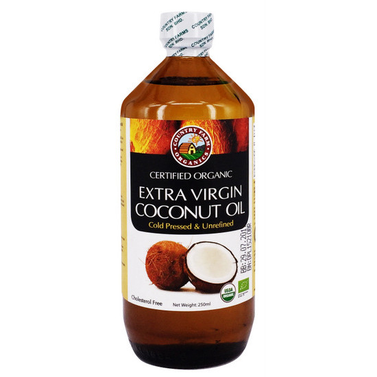 COUNTRY FARM ORGANIC COCONUT OIL 250G