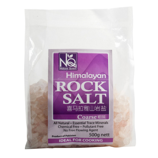 NATURE QUEST ROCK SALT COARSE 500G