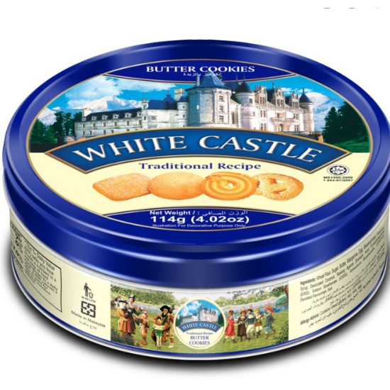 WHITE CASTLE BUTTER COOKIES 114GM