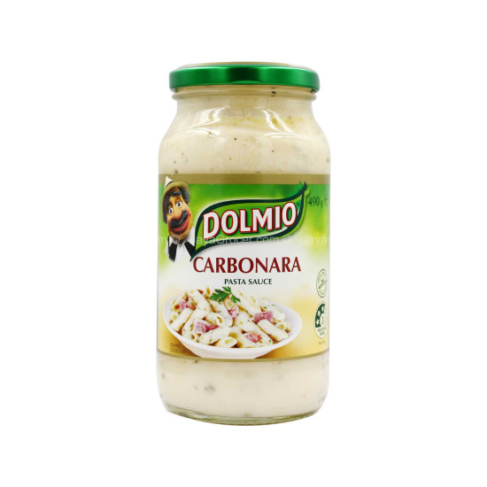 DOLMIO'S CARBONARA PASTA SAUCE 500GM