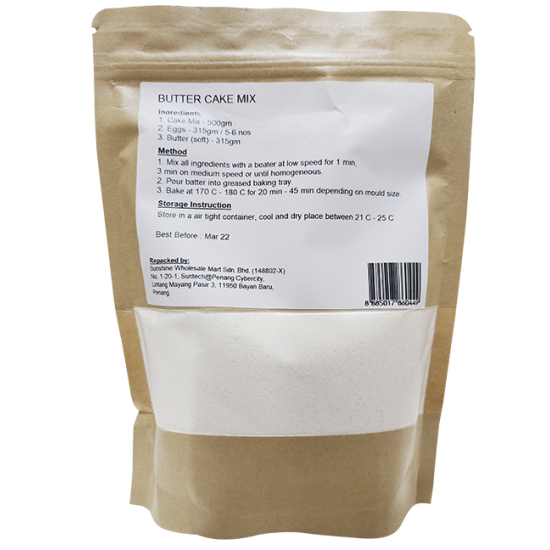 BUTTER CAKE MIX 500G