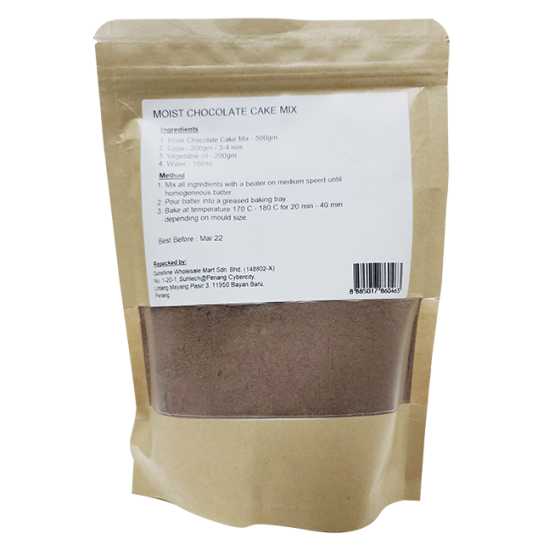 MOIST CHOCOLATE CAKE MIX 500G